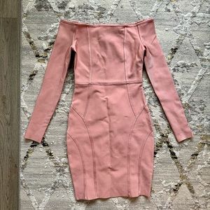 Misguided Pink Bodycon Dress